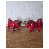 Ceramic Bulls
