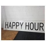 Metal ï¿½Happy Hourï¿½ Sign