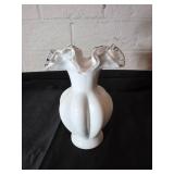 Ruffledï¿½ ï¿½Glass Vase