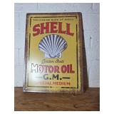 Metal Shell Motor Oilï¿½ Sign