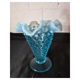 Hobnail Ruffled Vase
