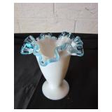 Vase with Ruffled Rim