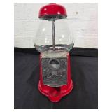 Vintage-Style Red Gumball Machine