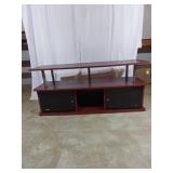 TV Stand with Glass Doors