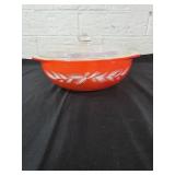 Pyrex Orange 2 Quart Casserole Dish with Lid