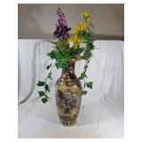 Hand-Painted Ceramic Vase