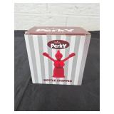 Mrs. Perky Bottle Stopper in Original Packaging