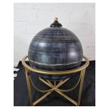 Metal Decorative Sphere with Stand