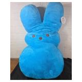 Giant Blue Peeps Stuffed Bunny Plush