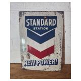 Metal Standard Station Sign