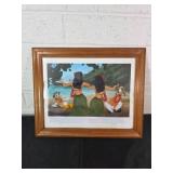 Framed Goofy and Donaldï¿½s Holiday in Hawaii Print