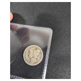 1943 Mercury Dime, .900 Fine Silver
