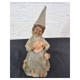 Tom Clark Gnome Figurine with Floral Details