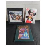 Disney Collectible Books and Signed Photo Lot