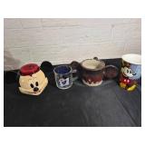 Mickey Mouse Cups and Candle Holder