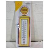 Shell-Branded Metal Thermometer