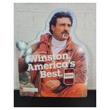 Winston Cigarettes Tin Advertising Sign