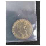Gold US Presidential $1 Rutherford B. Hayes Coin