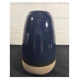 Blue Glazed Ceramic Decorative Vase