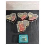 Heart-Shaped and Rectangular Music Boxes