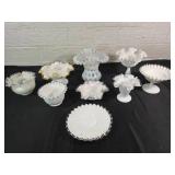 9 Fenton Opalescent Glass Pieces