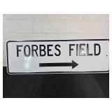 Forbes Field Directional Porcelain Sign