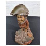 Tom Clark Gnome Figure with Leaf Hat