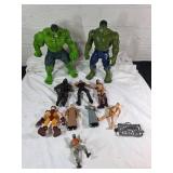 Hulk, WWE, and Action Figures Lot
