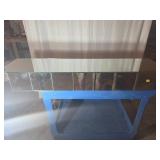 Rectangular Mirrored Wall Shelf