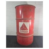 Citgo Oil Drum with Missing Bottom