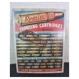 Remington Sporting Cartridges Metal Sign