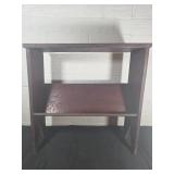 Small Wooden Bookshelf Table