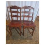 Wooden Ladderback Chairs