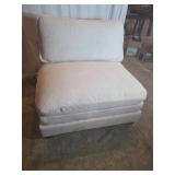 Upholstered Armless Lounge Chair