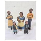 Hand-Painted Black Americana Figurines