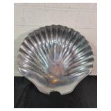 Silver Plated Seashell Shaped Bowl