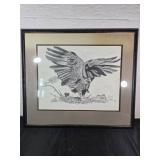 Framed Michael Tidwell Signed Artwork