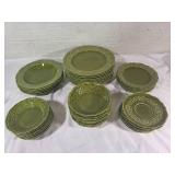 41-Piece Canonsburg Pottery Regency Ironstone Set