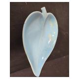 McCoy Pottery Leaf-Shaped Dish