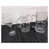 Three Pieces of Glass Drinkware