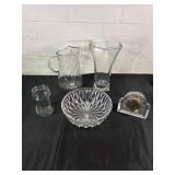 Glassware Lot Including 5 Pieces