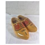 Decorative Holland Wooden Clogs with Painted Desig