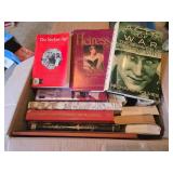 Box Lot of Hardcover and Paperback Books