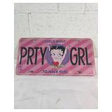 Betty Boop Decorative License Plate