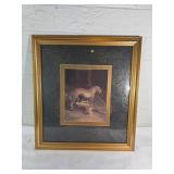 Framed and Matted Leopard Art Print