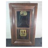 Wooden Wall Clock Case with Interior Mechanism