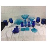 Blue Glass Decorative Items