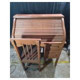 Childï¿½s Roll-Top Desk with Chair