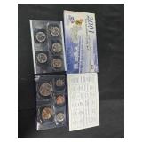 2001 Philadelphia Mint Proof Coin Set