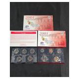2001 United States Denver Mint Proof Coin Set
